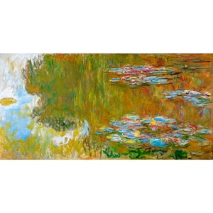 Claude Monet, The Water Lily Pond, 1919 | Art Print | Canvas Print | Fine Art Poster | Art Reproduction | Archival Giclee | Gift Wrapped