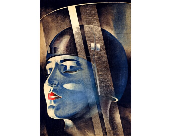 Metropolis Film Poster, Klebrand, Fritz Lang,1927 | Art Print | Canvas Print | Fine Art Poster | Art Reproduction | Archival Giclee | Gift