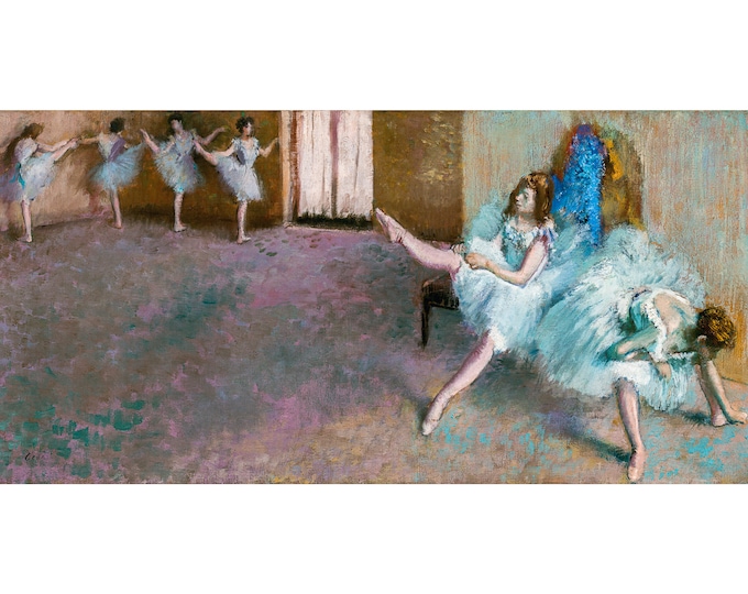 Edgar Degas, Before the Ballet, 1892 | Art Print | Canvas Print | Fine Art Poster | Art Reproduction | Archival Giclee | Gift Wrapped