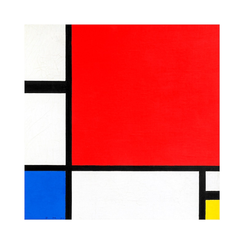 Piet Mondrian, Composition II in Red, Blue, and Yellow, 1930 | Art ...