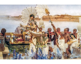 Lawrence Alma-Tadema, The Finding of Moses, 1904 | Art Print | Canvas Print | Art Reproduction | Archival Giclee | Fine Art | Gift Wrapped