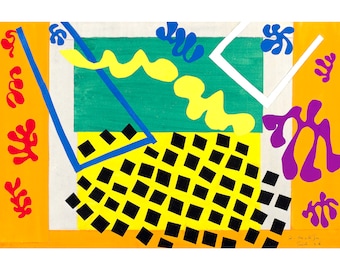 Henri Matisse, The Codomas (Les Codomas) from Jazz, 1947 | Art Print | Canvas Print | Fine Art Poster | Art Reproduction | Archival Giclee