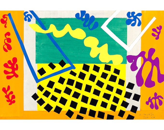 Henri Matisse, The Codomas (Les Codomas) from Jazz, 1947 | Art Print | Canvas Print | Fine Art Poster | Art Reproduction | Archival Giclee
