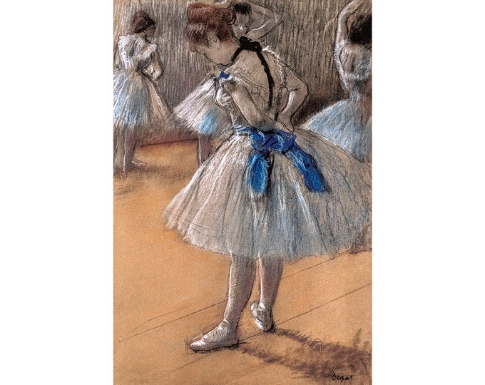 Edgar Degas, Dancer, 1880 | Art Print | Canvas Print | Fine Art Poster | Art Reproduction | Archival Giclee | Gift Wrapped