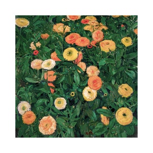 Koloman Moser, Marigolds, 1909 Restored | Art Print | Canvas Print | Fine Art Poster | Art Reproduction | Archival Giclee | Gift Wrapped