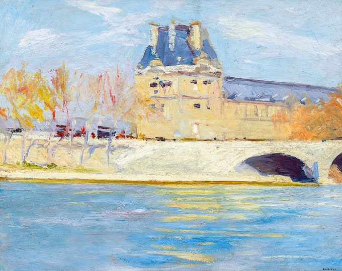 Edward Hopper, Après-midi de juin, 1907 | Art Print | Canvas Print | Fine Art Poster | Art Reproduction | Archival Giclee | Gift Wrapped