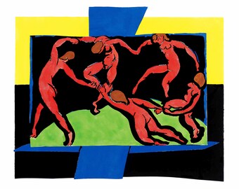 Matisse, The Dance, La danse, 1938 | Art Print | Canvas Print | Fine Art Poster | Art Reproduction | Archival Giclee | Gift Wrapped