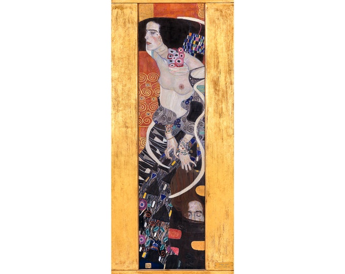Gustav Klimt, Judith II (Salome) 1909 | Art Print | Canvas Print | Fine Art Poster | Art Reproduction | Archival Giclee | Gift Wrapped