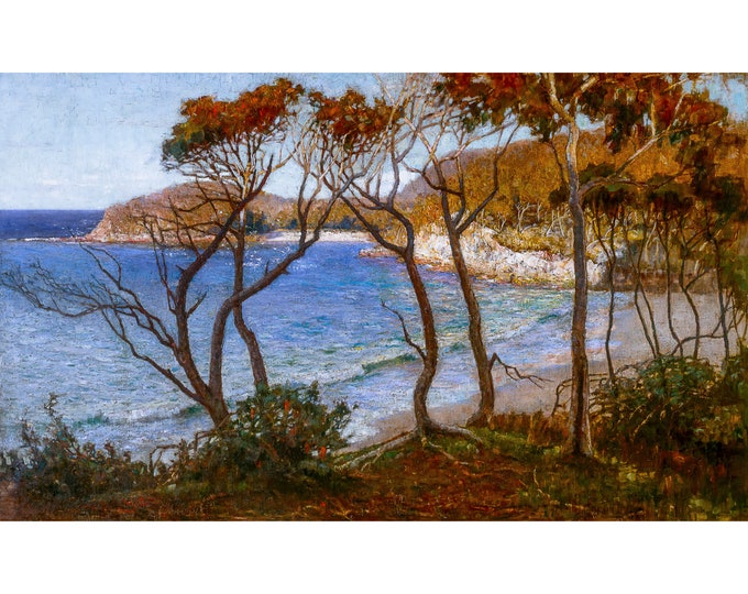 Albert Hanson, Pacific Beaches, 1898 | Art Print | Canvas Print | Fine Art Poster | Art Reproduction | Archival Giclee | Gift Wrapped