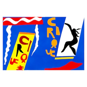 Henri Matisse, Circus (Le Cirque) from Jazz, 1947 | Art Print | Canvas Print | Fine Art Poster | Art Reproduction | Archival Giclee | Gift