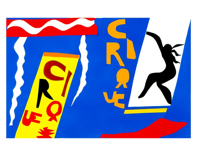 Henri Matisse, Circus (Le Cirque) from Jazz, 1947 | Art Print | Canvas Print | Fine Art Poster | Art Reproduction | Archival Giclee | Gift