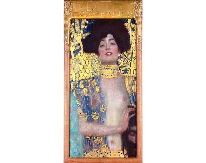 Gustav Klimt, Judith and the Head of Holofernes, 1901 | Art Print | Canvas Print | Fine Art Poster | Art Reproduction | Archival Giclee