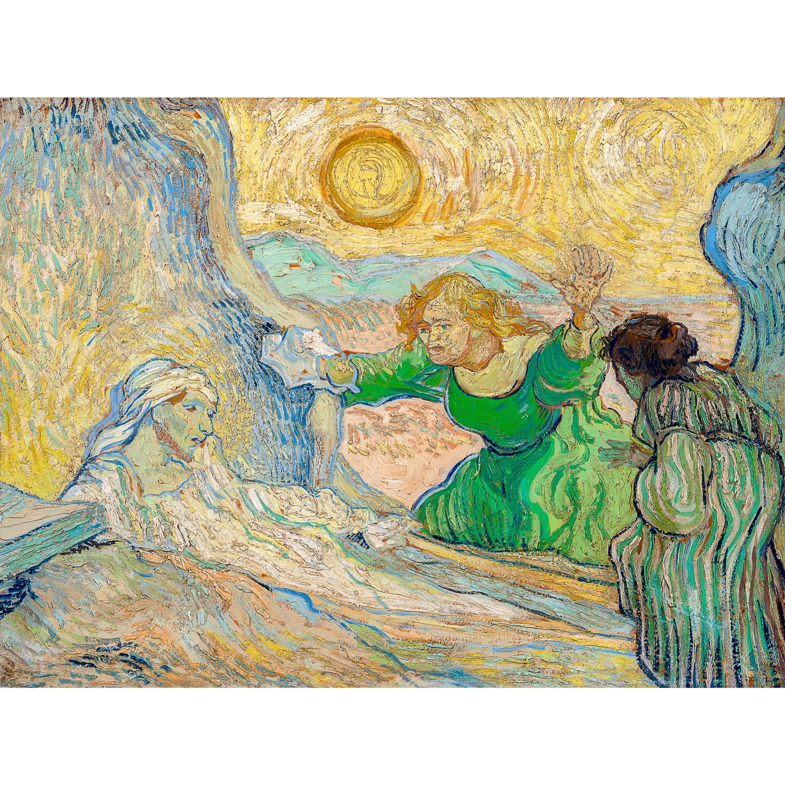 Van Gogh - the Raising of Lazarus (1890), Canvas Print or Fine Art ...