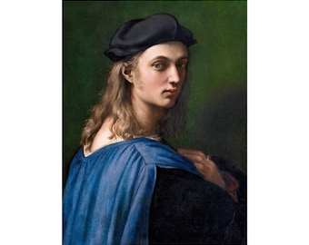 Raphael - Portrait of Bindo Altoviti (1515), Canvas Print or Fine Art Giclee - Enhanced