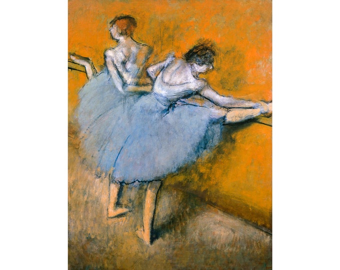 Edgar Degas, Dancers at the Barre, 1900 | Art Print | Canvas Print | Fine Art Poster | Art Reproduction | Archival Giclee | Gift Wrapped