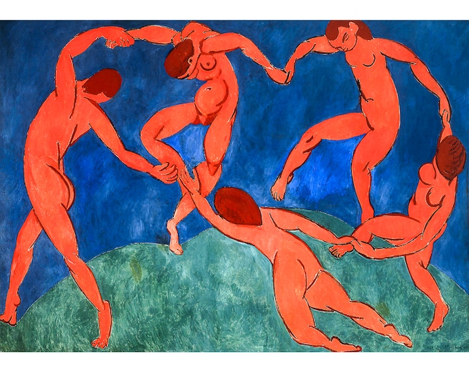 Henri Matisse, Dance, 1910 | Art Print | Canvas Print | Fine Art Poster | Art Reproduction | Archival Giclee | Gift Wrapped