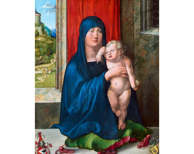 Albrecht Dürer, Haller Madonna, 1499 | Art Print | Canvas Print | Fine Art Poster | Art Reproduction | Archival Giclee | Gift Wrapped