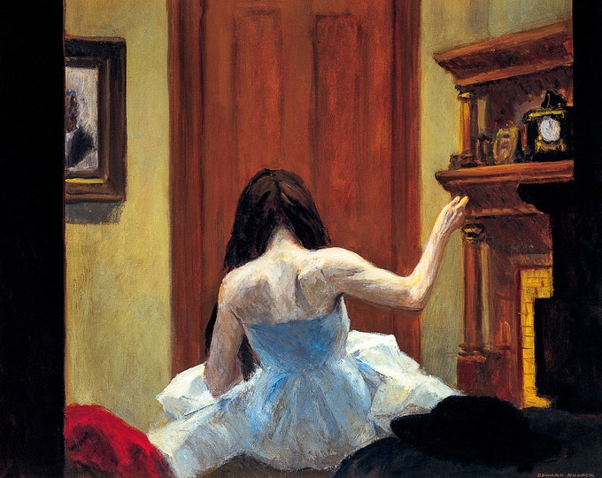 Edward Hopper, New York Interior, Ballerina 1921 | Art Print | Canvas Print | Fine Art Poster | Art Reproduction | Archival Giclee | Gift