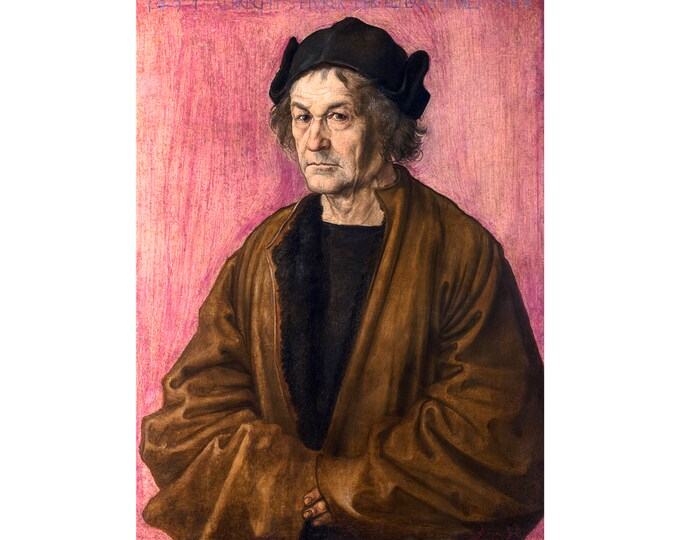 Albrecht Dürer, The Painter's Father, 1497 | Art Print | Canvas Print | Fine Art Poster | Art Reproduction | Archival Giclee | Gift Wrapped
