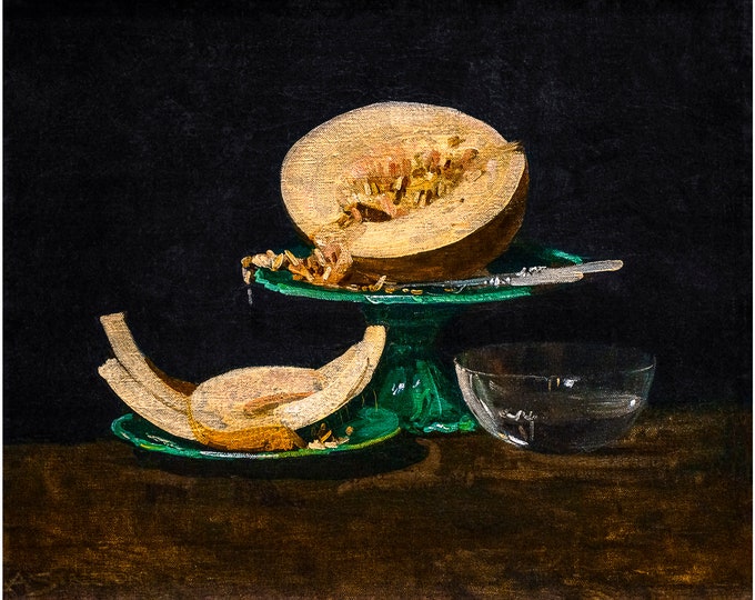 Arthur Streeton, The Melon, 1920 | Art Print | Canvas Print | Fine Art Poster | Art Reproduction | Archival Giclee | Gift Wrapped