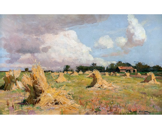Arthur Streeton, Australian December, 1886 | Art Print | Canvas Print | Fine Art Poster | Art Reproduction | Archival Giclee | Gift Wrapped