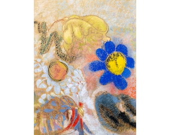 Odilon Redon, Flore Sous Marine, Redon Art | Art Print | Canvas Print | Fine Art Poster | Art Reproduction | Archival Giclee | Gift Wrapped