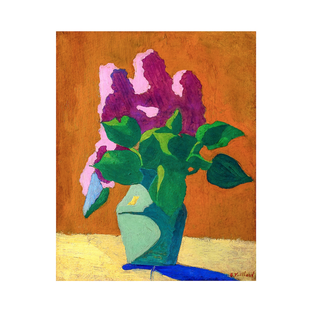 Edouard Vuillard、LES LILAS, LE BOUQUET SCHEMATIQUE、海外版超希少