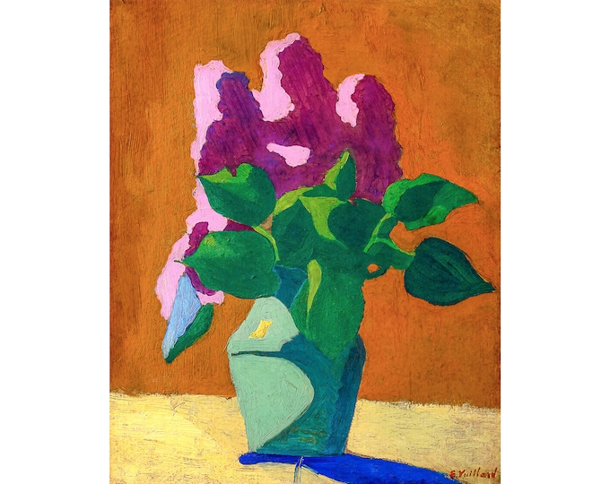 Édouard Vuillard, Lilacs, Les Lilas, Le bouquet schématique, 1890 | Art Print | Canvas Print | Fine Art Poster | Art Reproduction | Giclee