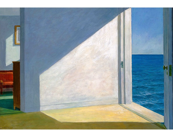 Edward Hopper, Rooms by the Sea, 1951 | Art Print | Canvas Print | Fine Art Poster | Art Reproduction | Archival Giclee | Gift Wrapped