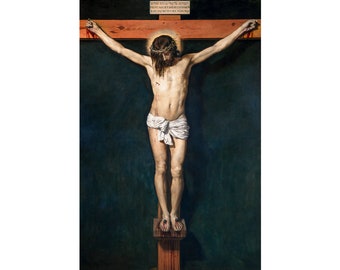 Diego Velázquez, Christ Crucified, 1632 | Art Print | Canvas Print | Fine Art Poster | Art Reproduction | Archival Giclee | Gift Wrapped