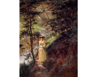 Frederick McCubbin, Letter, 1884 | Art Print | Canvas Print | Fine Art Poster | Art Reproduction | Archival Giclee | Gift Wrapped