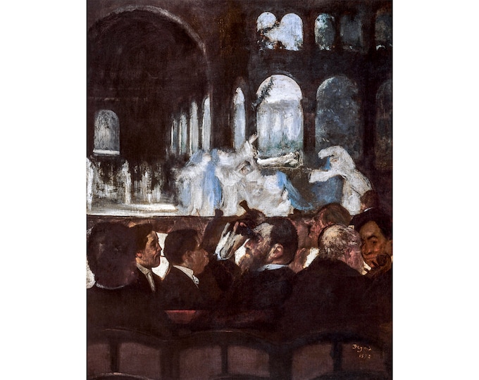Edgar Degas, The Ballet from "Robert le Diable" 1871 | Art Print | Canvas Print | Fine Art Poster | Art Reproduction | Archival Giclee