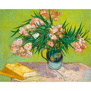 Van Gogh, Oleanders, 1888 | Art Print | Canvas Print | Fine Art Poster | Art Reproduction | Archival Giclee | Gift Wrapped