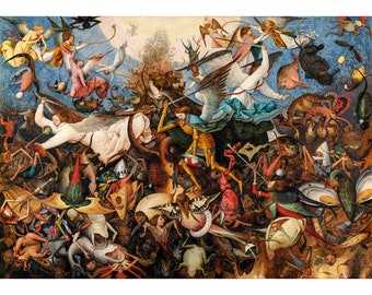 Pieter Bruegel the Elder, The Fall of the Rebel Angels, 1562 | Art Print | Canvas Print | Fine Art Poster | Art Reproduction | Archival