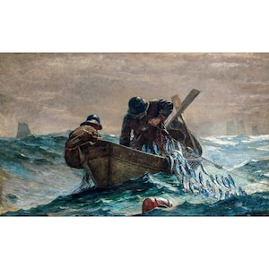 Winslow Homer, The Herring Net, 1885 | Art Print | Canvas Print | Fine Art Poster | Art Reproduction | Archival Giclee | Gift Wrapped