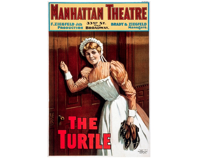The Turtle, Manhattan Theatre, Ziegfeld | Art Print | Canvas Print | Fine Art Poster | Art Reproduction | Archival Giclee | Gift Wrapped