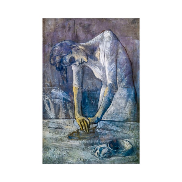 Pablo Picasso, Woman Ironing, The Ironer, La repasseuse, 1904 | Art Print | Canvas Print | Fine Art Poster | Art Reproduction | Archival