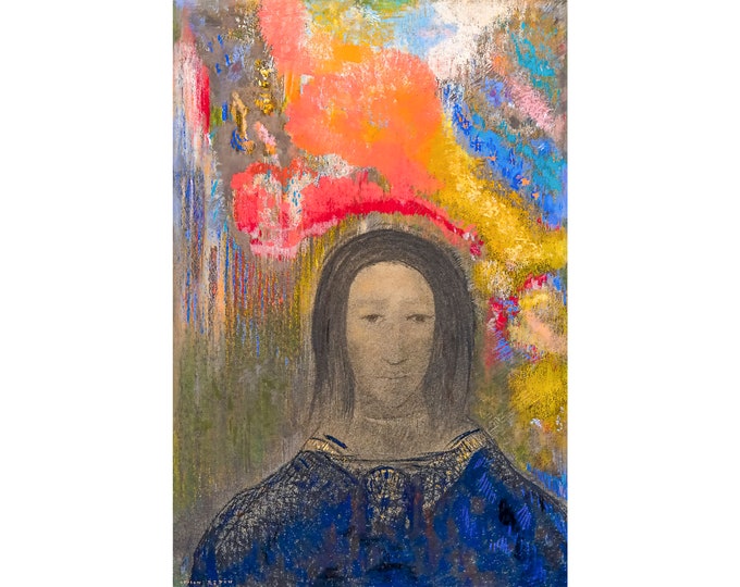 Odilon Redon, Rêverie, 1900 | Art Print | Canvas Print | Fine Art Poster | Art Reproduction | Archival Giclee | Gift Wrapped