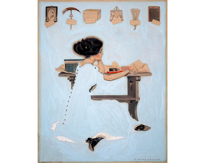 Coles Phillips - Life Magazine | Art Print | Canvas Print | Fine Art Poster | Art Reproduction | Archival Giclee | Gift Wrapped