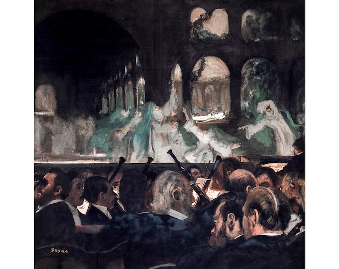 Edgar Degas, Ballet Scene from Meyerbeer's Opera 'Robert le Diable', 1895 | Art Print | Canvas Print | Fine Art Poster | Art Reproduction