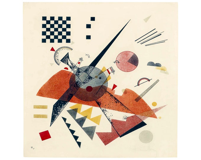 Wassily Kandinsky, Orange, 1923 | Art Print | Canvas Print | Fine Art Poster | Art Reproduction | Archival Giclee | Gift Wrapped