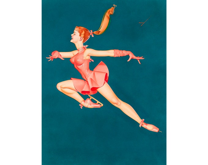 George Petty, The Ballerina, 1965 | Art Print | Canvas Print | Fine Art Poster | Art Reproduction | Archival Giclee | Gift Wrapped