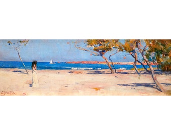 Arthur Streeton, Ariadne, 1895 | Art Print | Canvas Print | Fine Art Poster | Art Reproduction | Archival Giclee | Gift Wrapped