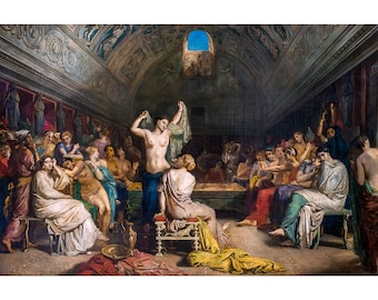 Théodore Chassériau, The Tepidarium, 1853 | Art Print | Canvas Print | Fine Art Poster | Art Reproduction | Archival Giclee | Gift Wrapped