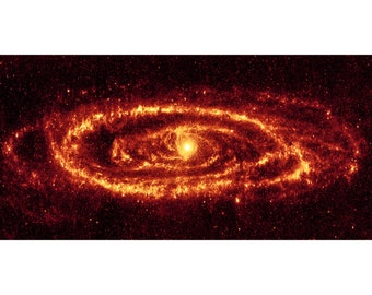 Andromeda Galaxy, NASA Space Art | Art Print | Canvas Print | Fine Art Poster | Art Reproduction | Archival Giclee | Gift Wrapped
