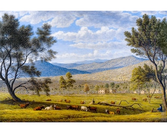John Glover, Patterdale Farm, 1840 | Art Print | Canvas Print | Fine Art Poster | Art Reproduction | Archival Giclee | Gift Wrapped