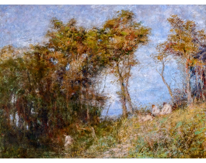 Frederick McCubbin, Afterglow (Summer evening), 1912 | Art Print | Canvas Print | Fine Art Poster | Art Reproduction | Archival Giclee