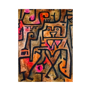 Paul Klee, Forest Witches, 1938 | Art Print | Canvas Print | Fine Art Poster | Art Reproduction | Archival Giclee | Gift Wrapped