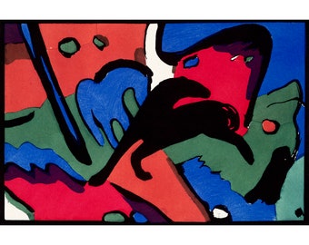 Franz Marc and Wassily Kandinsky, The Blue Rider, 1912 | Art Print | Canvas Print | Fine Art Poster | Art Reproduction | Archival Giclee