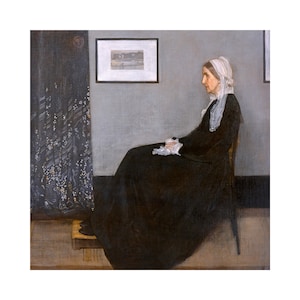 James Whistler, Whistler&#39;s Mother, 1871 | Art Print | Canvas Print | Fine Art Poster | Art Reproduction | Archival Giclee | Gift Wrapped